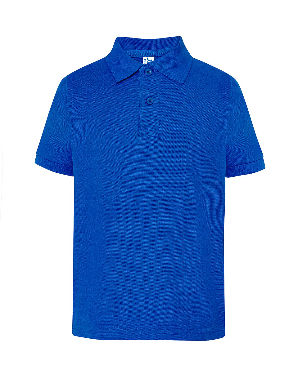 Polo Kid — Royal Blue — Sem Personalização 1