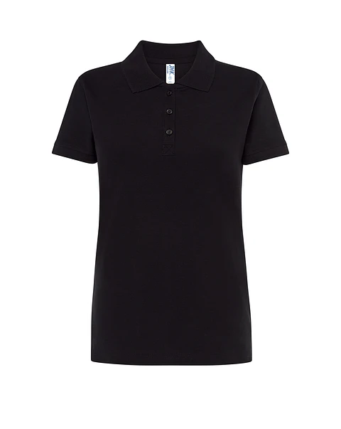 Regular Polo Lady — Black — Sem Personalização