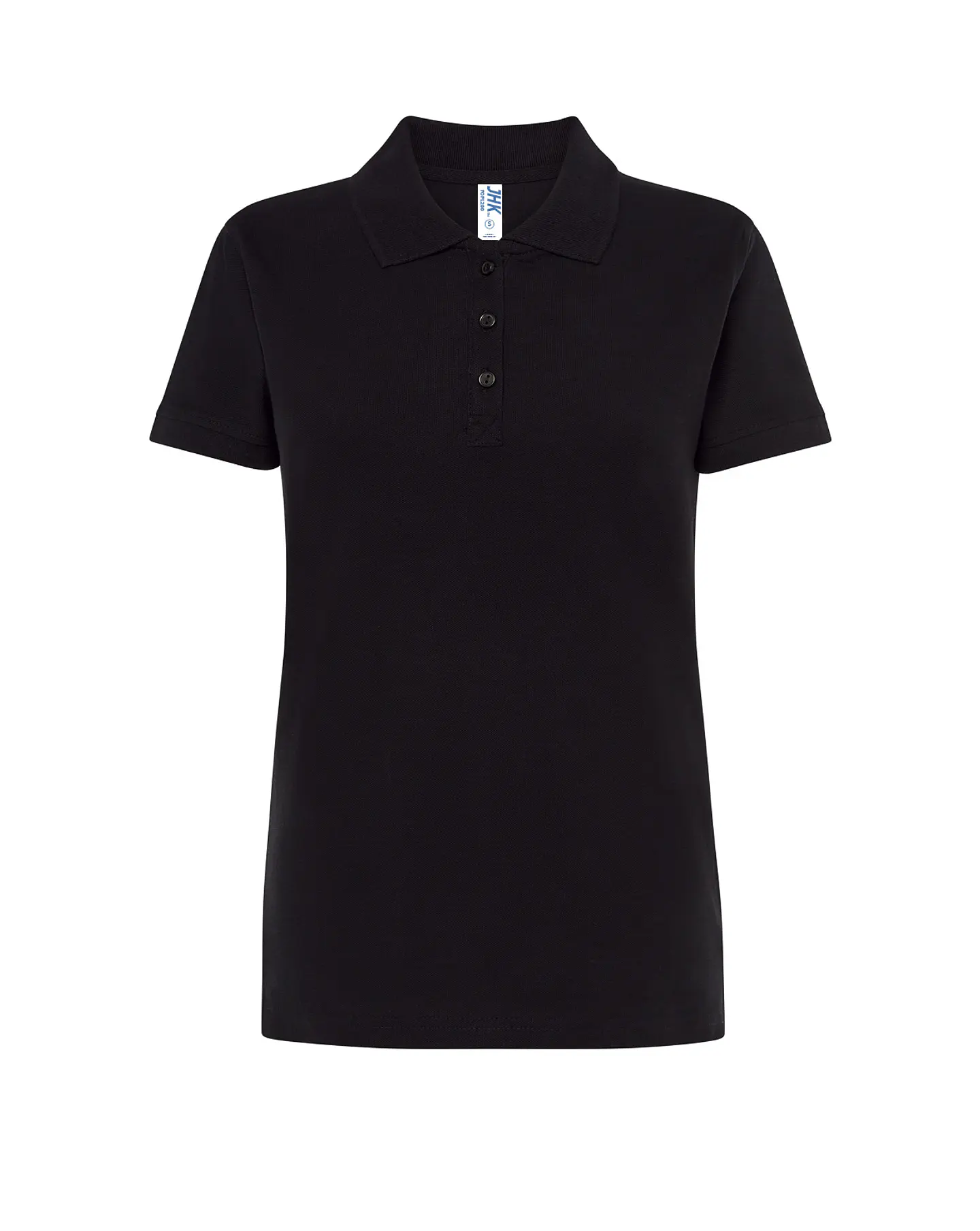 Regular Polo Lady — Black — Sem Personalização 1