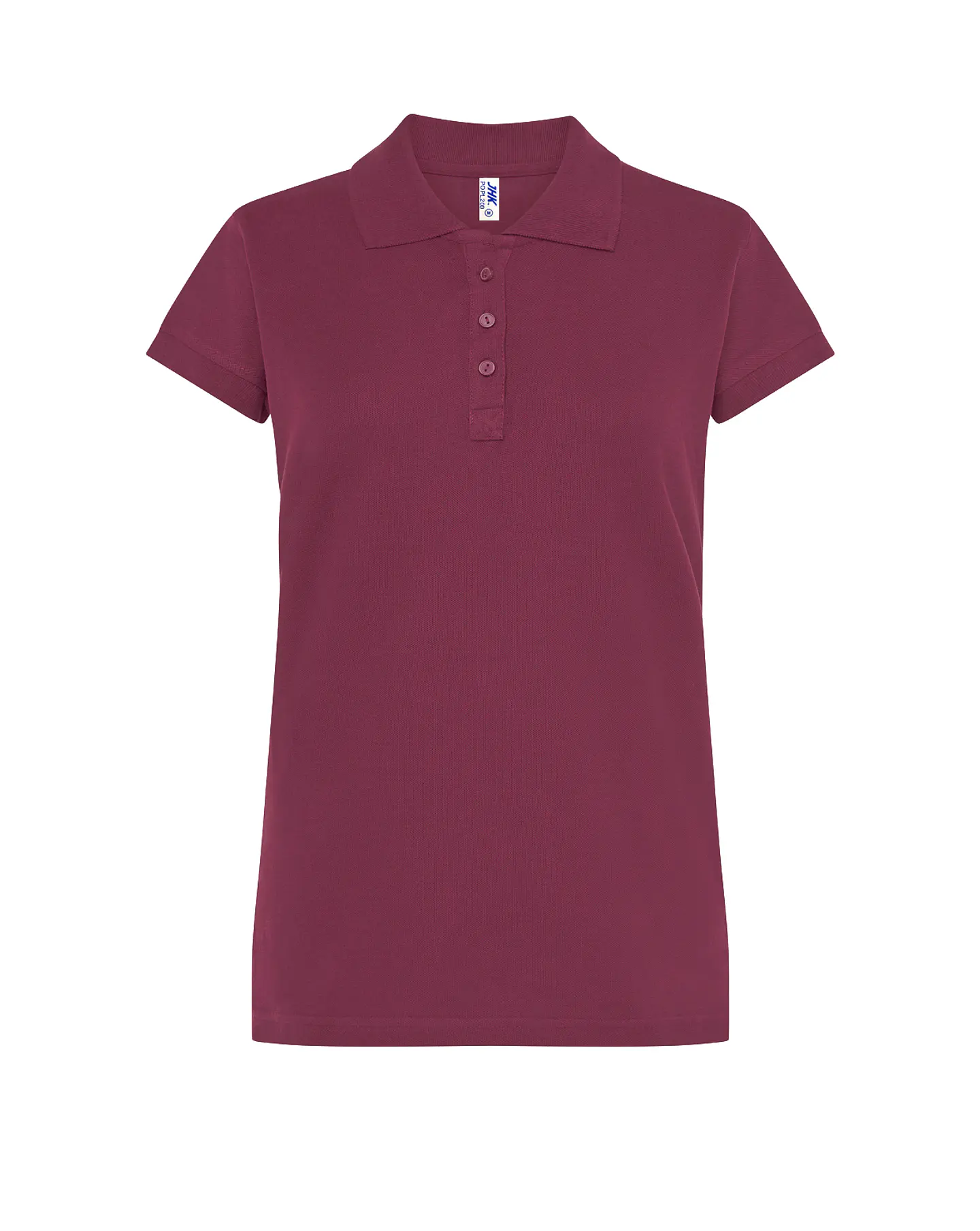 Regular Polo Lady — Burgundy — Sem Personalização 1