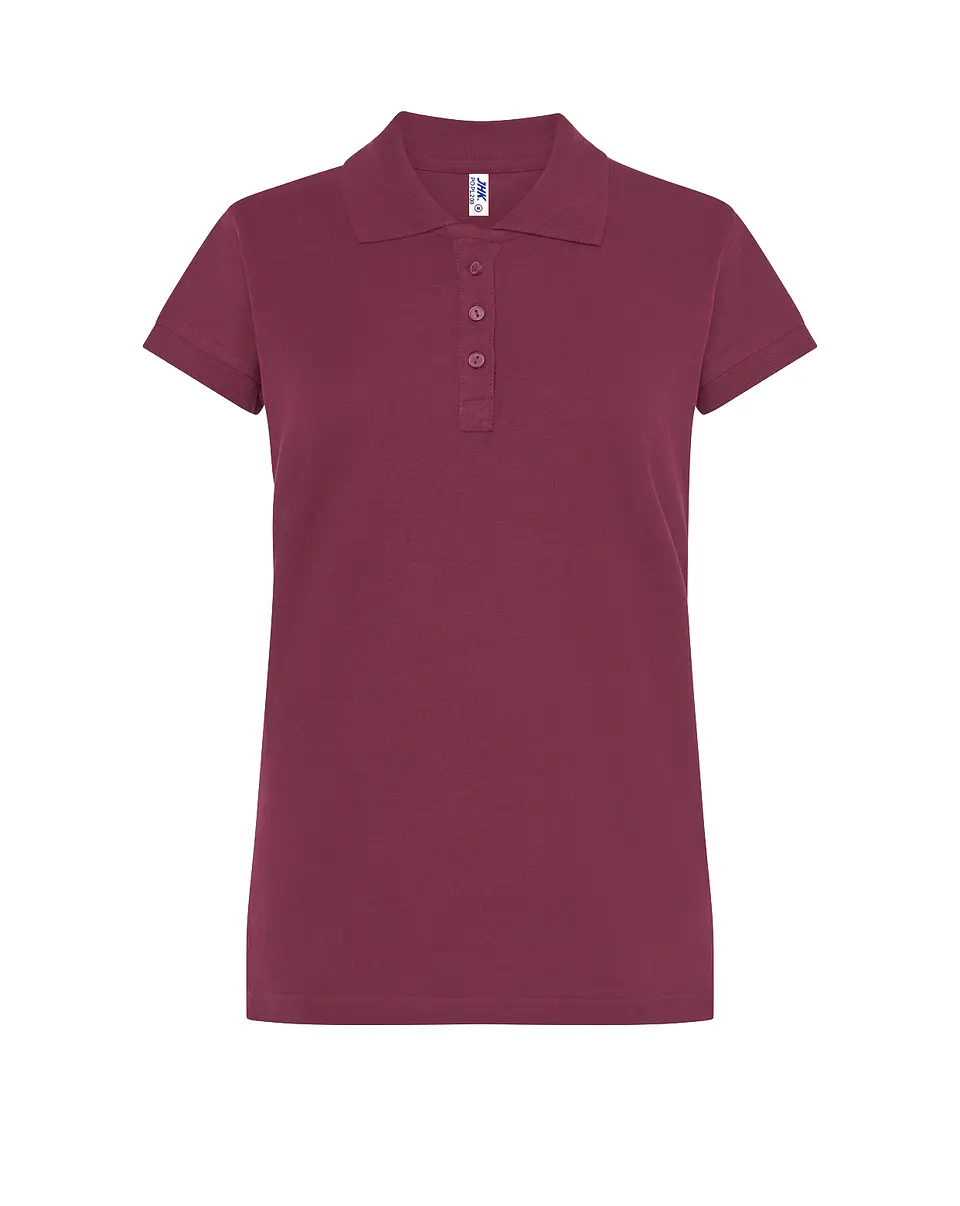 Regular Polo Lady — Burgundy — Sem Personalização 1