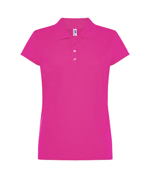 Regular Polo Lady — Fucsia — Sem Personalização
