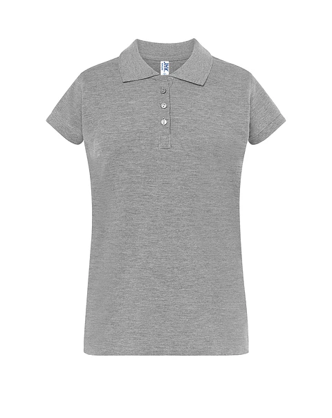 Regular Polo Lady — Grey Melange — Sem Personalização