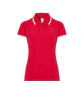 Regular Polo Lady — RED - WHITE — Sem Personalização - thumbnail 1