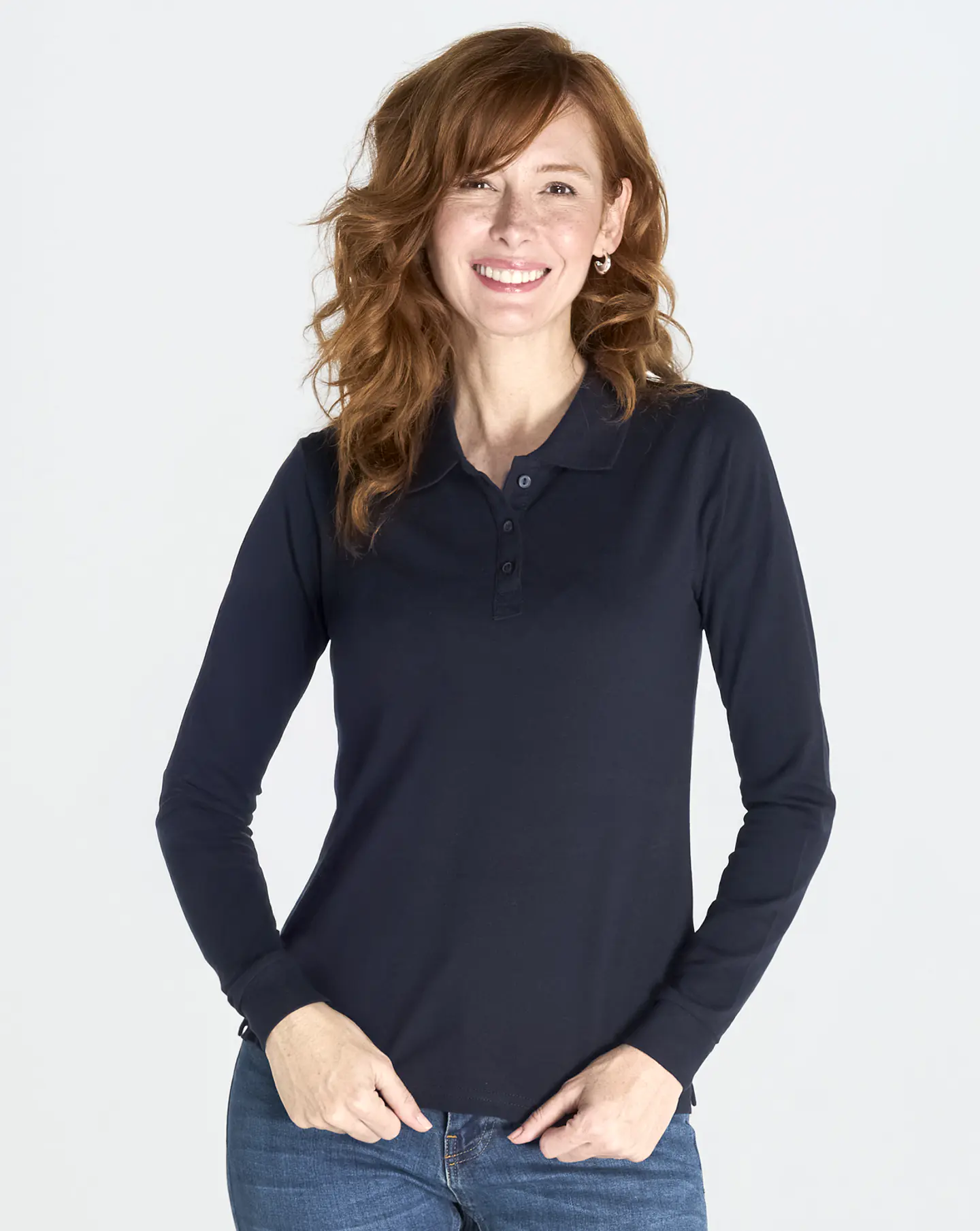 Regular Polo LS Lady — Sem Personalização 1
