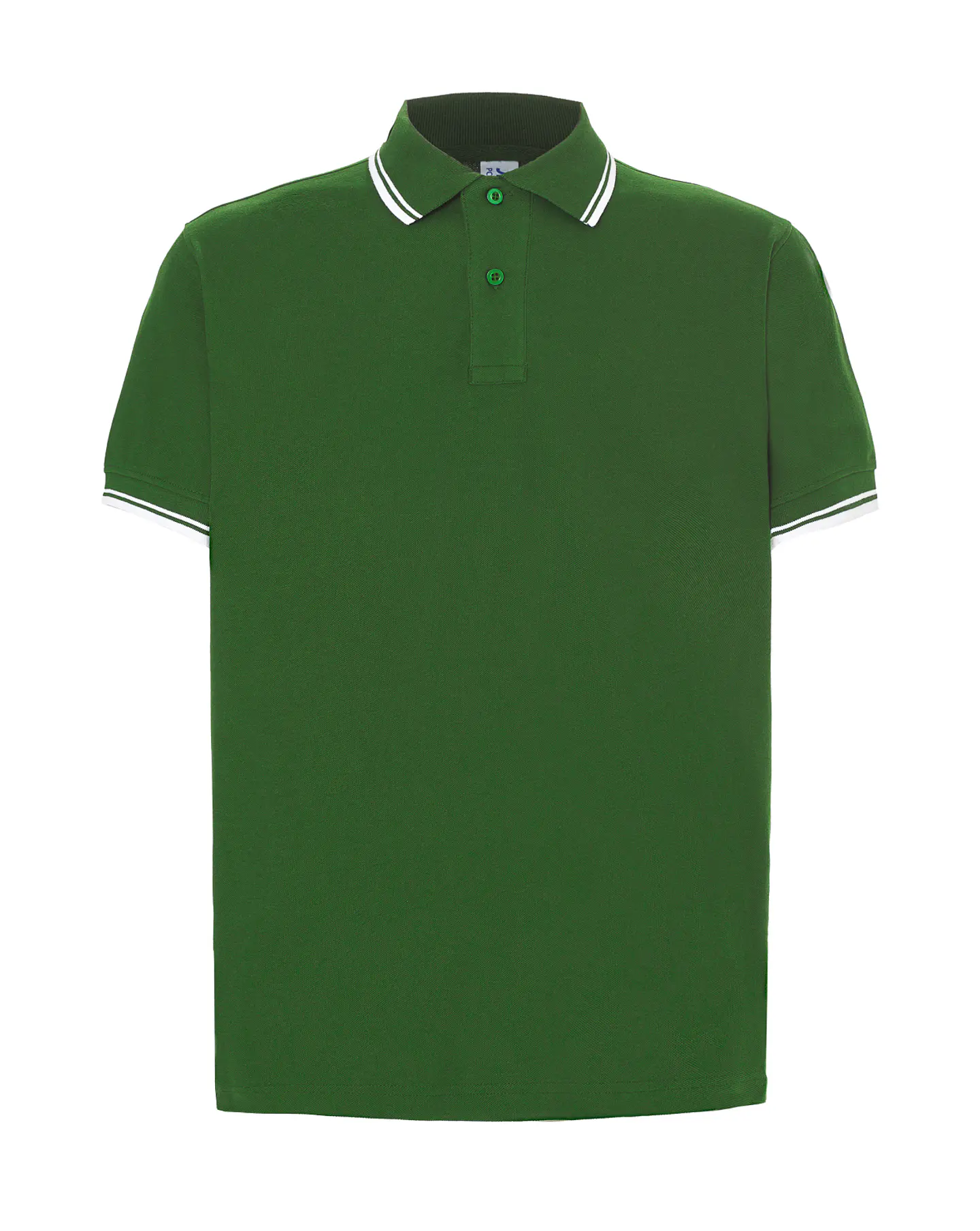 Regular Polo Man — Bottle Green - White — Sem Personalização 1