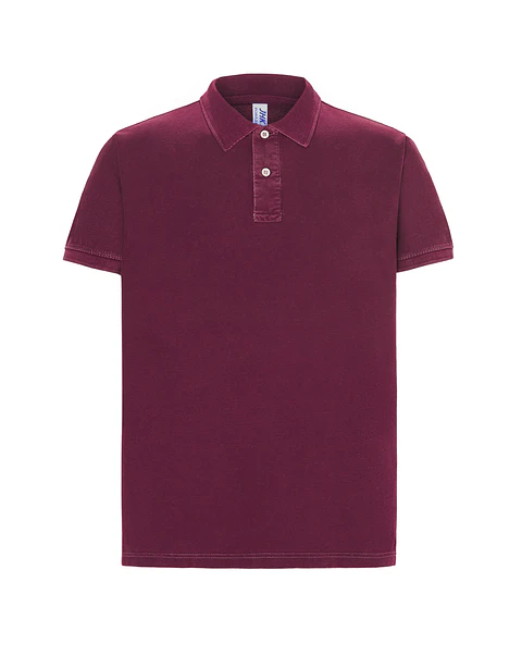 Regular Polo Man — Burgundy Wash — Sem Personalização