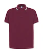 Regular Polo Man — Burgundy - White — Sem Personalização - Thumbnail 1