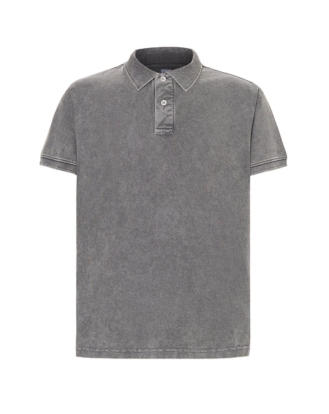 Regular Polo Man — Dark grey wash — Sem Personalização
