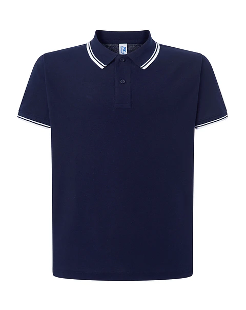 Regular Polo Man — Navy White — Sem Personalização