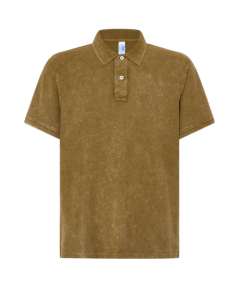Regular Polo Man — Ocher Wash — Sem Personalização