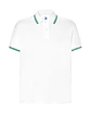 Regular Polo Man — White - Kelly Green — Sem Personalização - Thumbnail 1