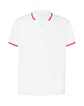 Regular Polo Man — White - Red — Sem Personalização - Thumbnail 1