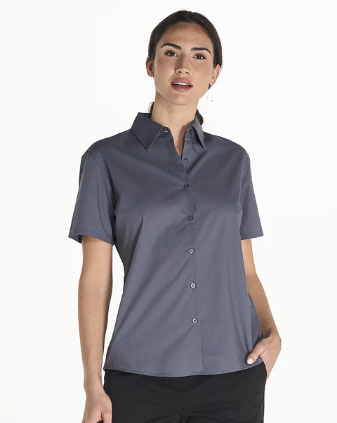 Lady Casual & Business Ss Shirt Popelin — Sem Personalização