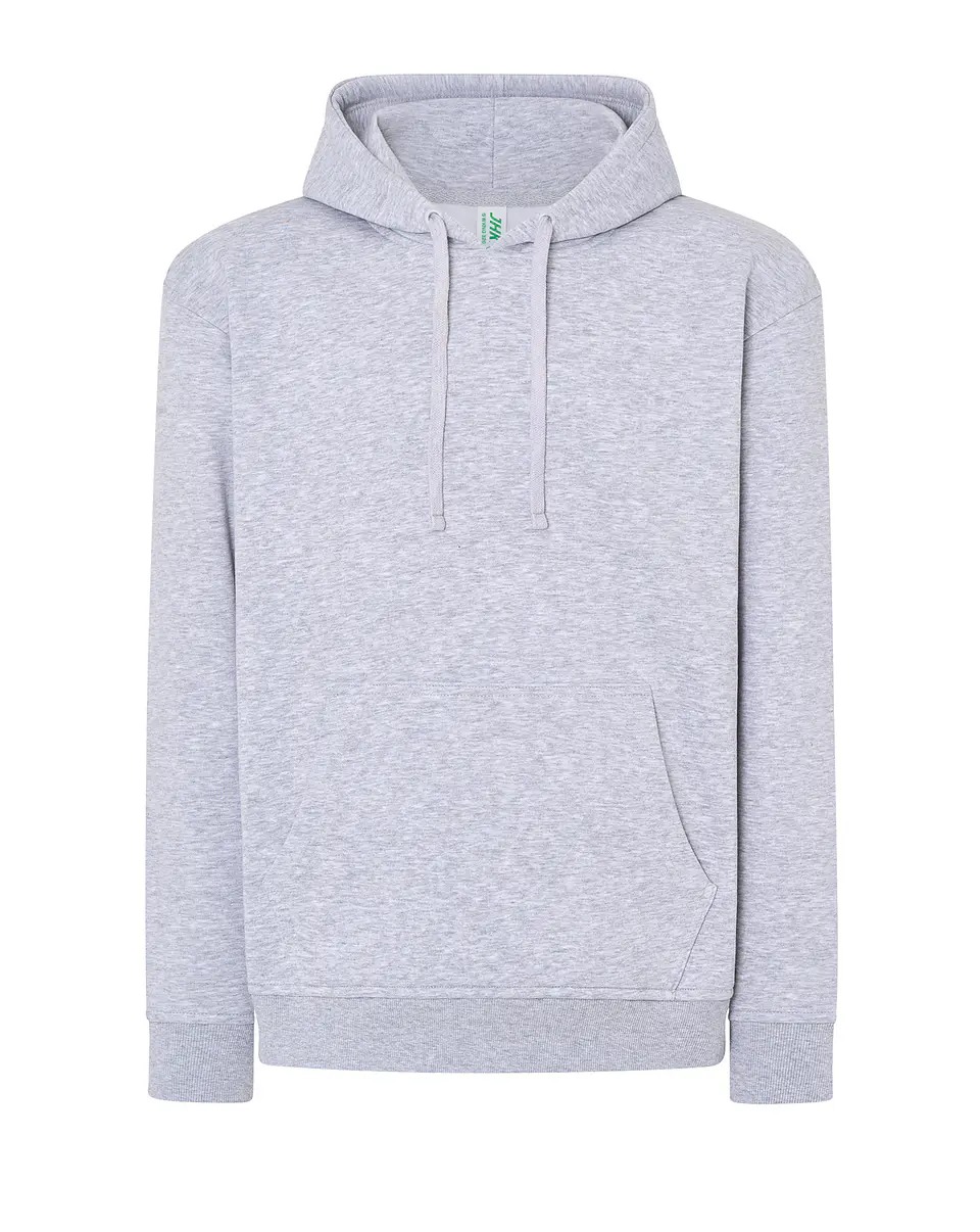 Kangaroo Sweatshirt 320 — Ash Melange — Sem Personalização 1
