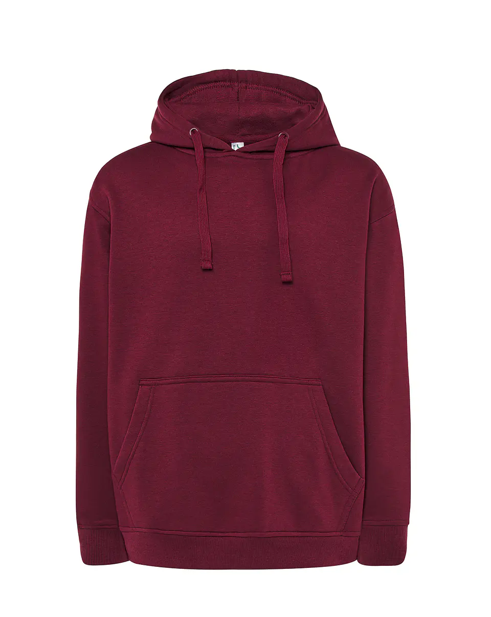 Kangaroo Sweatshirt 320 — Burgundy — Sem Personalização 1