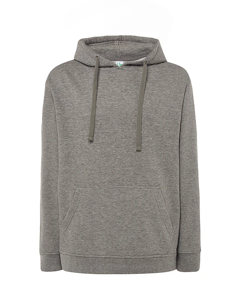 Kangaroo Sweatshirt 320 — Grey Melange — Sem Personalização