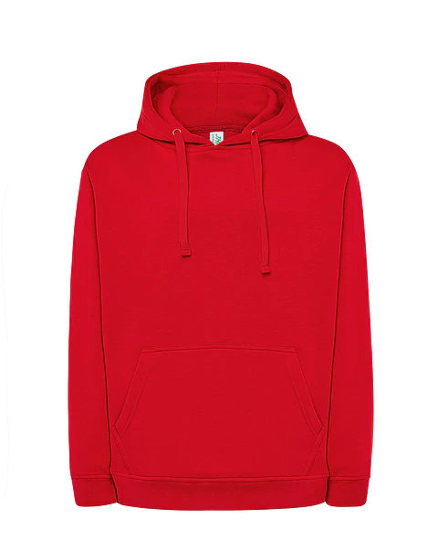 Kangaroo Sweatshirt 320 — Red — Sem Personalização