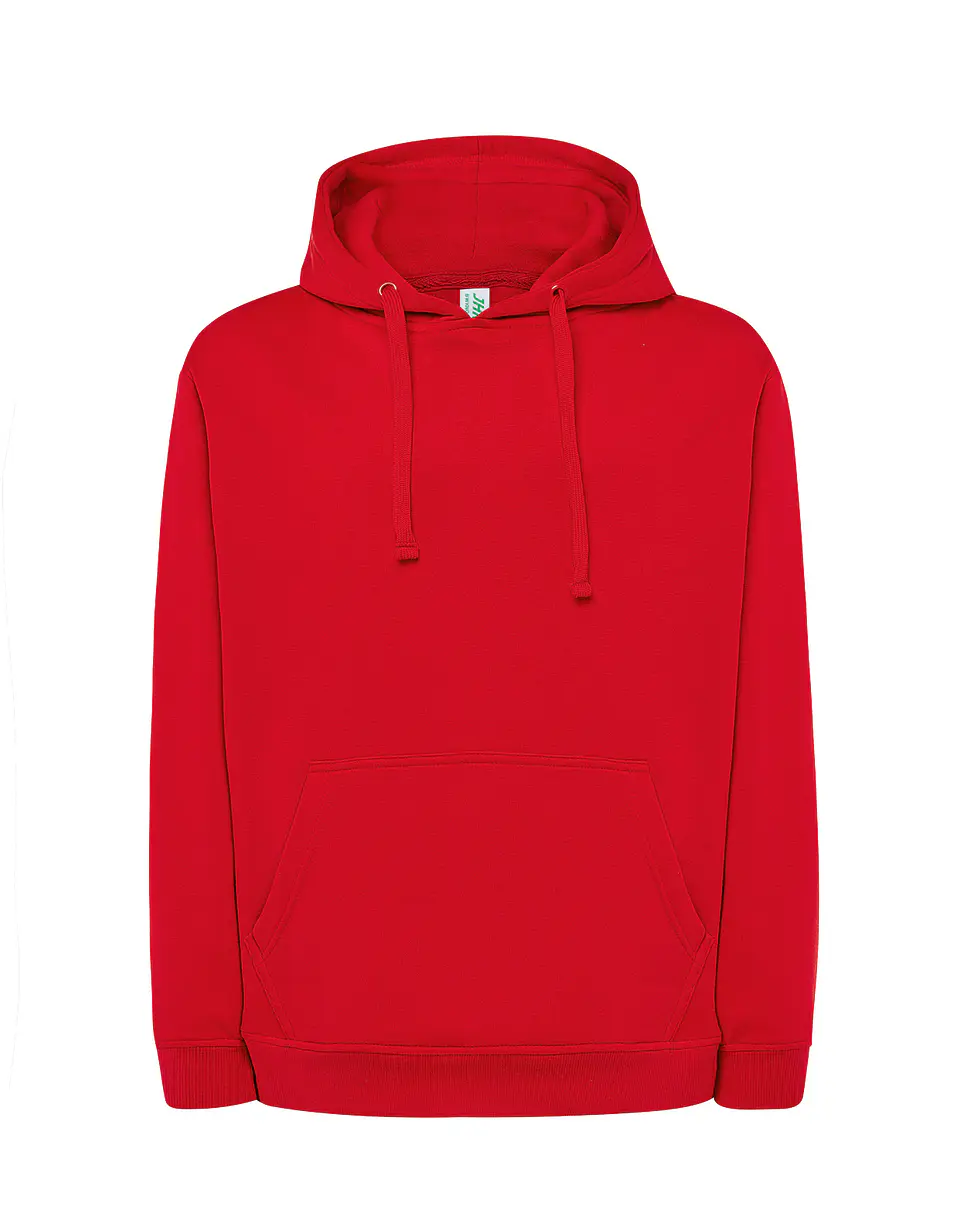 Kangaroo Sweatshirt 320 — Red — Sem Personalização 1