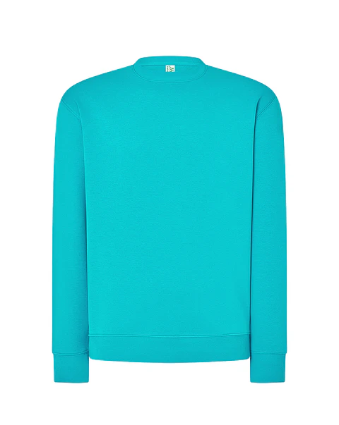 Crew Neck Sweatshirt — Aquamarine — Sem Personalização