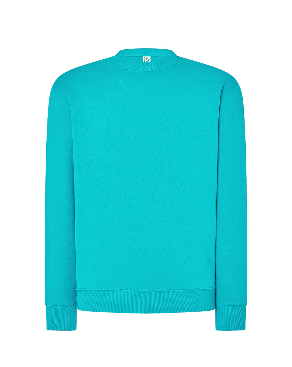 Crew Neck Sweatshirt — Aquamarine — Sem Personalização 1