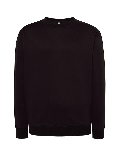 Crew Neck Sweatshirt — Black — Sem Personalização