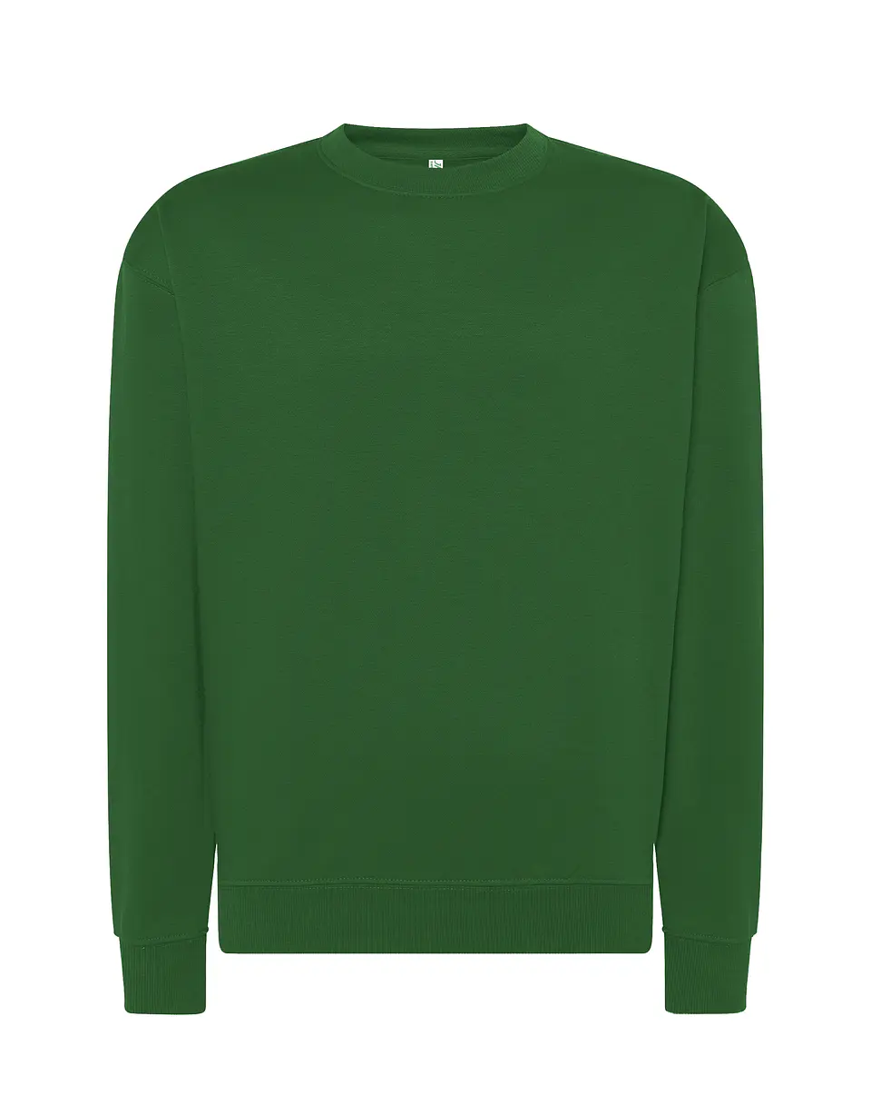 Crew Neck Sweatshirt — Bottle Green — Sem Personalização 1