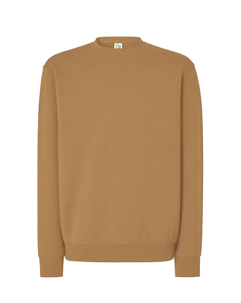Crew Neck Sweatshirt — Brown — Sem Personalização