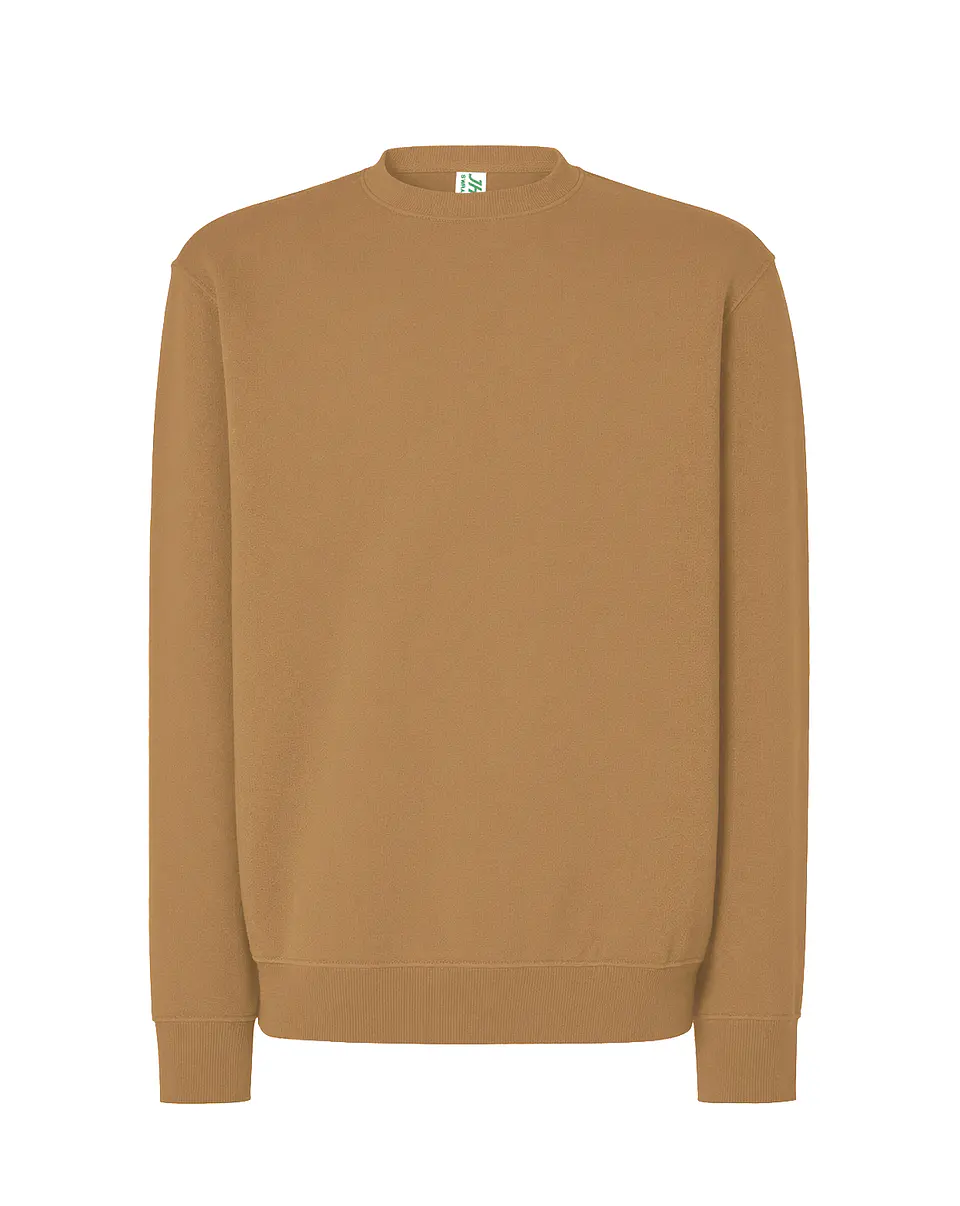 Crew Neck Sweatshirt — Brown — Sem Personalização 1