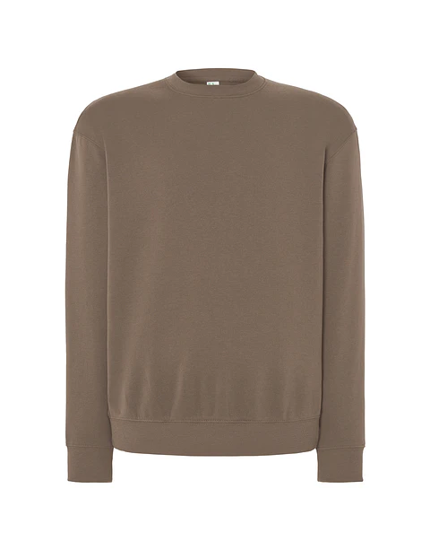 Crew Neck Sweatshirt — Brown Dark — Sem Personalização