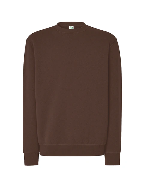 Crew Neck Sweatshirt — Chocolate — Sem Personalização