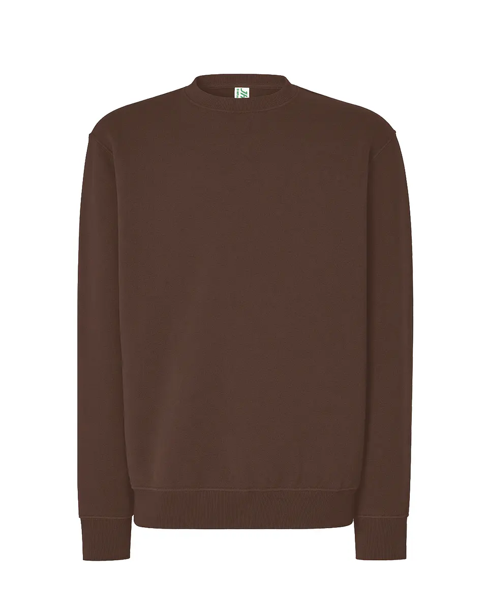 Crew Neck Sweatshirt — Chocolate — Sem Personalização 1