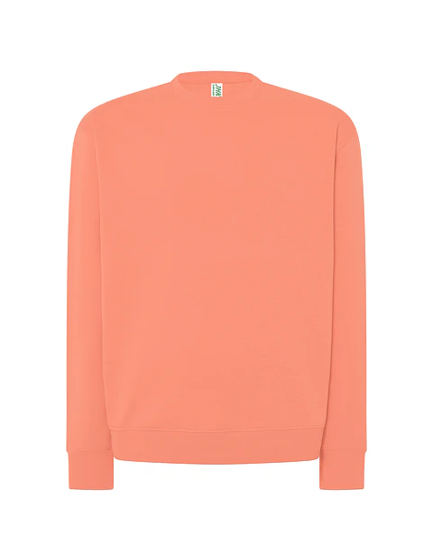 Crew Neck Sweatshirt — Coral — Sem Personalização
