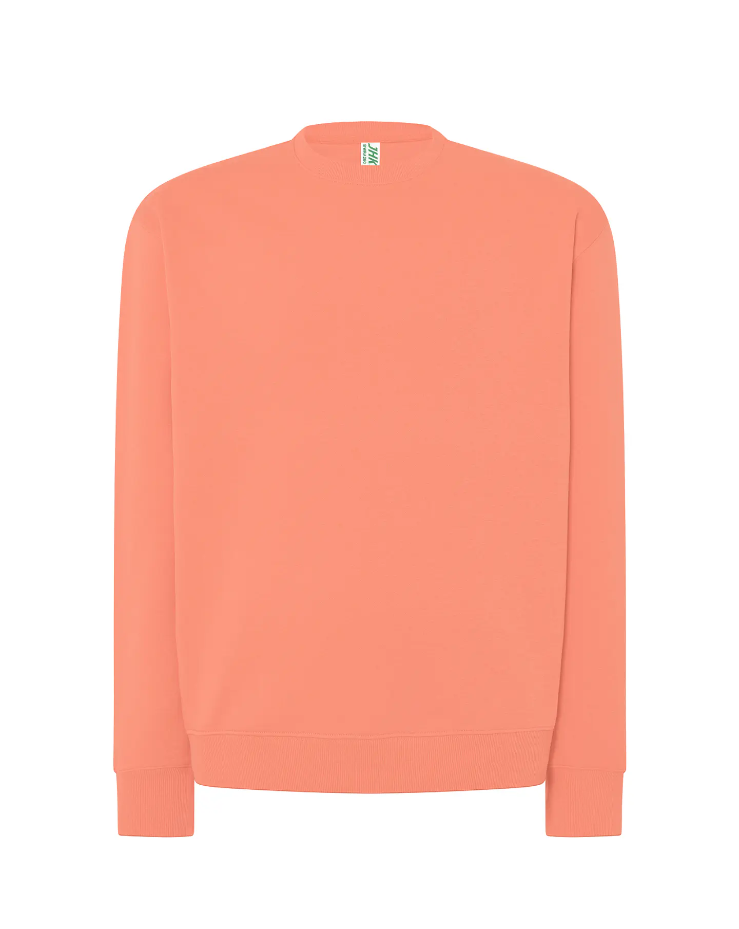 Crew Neck Sweatshirt — Coral — Sem Personalização 1