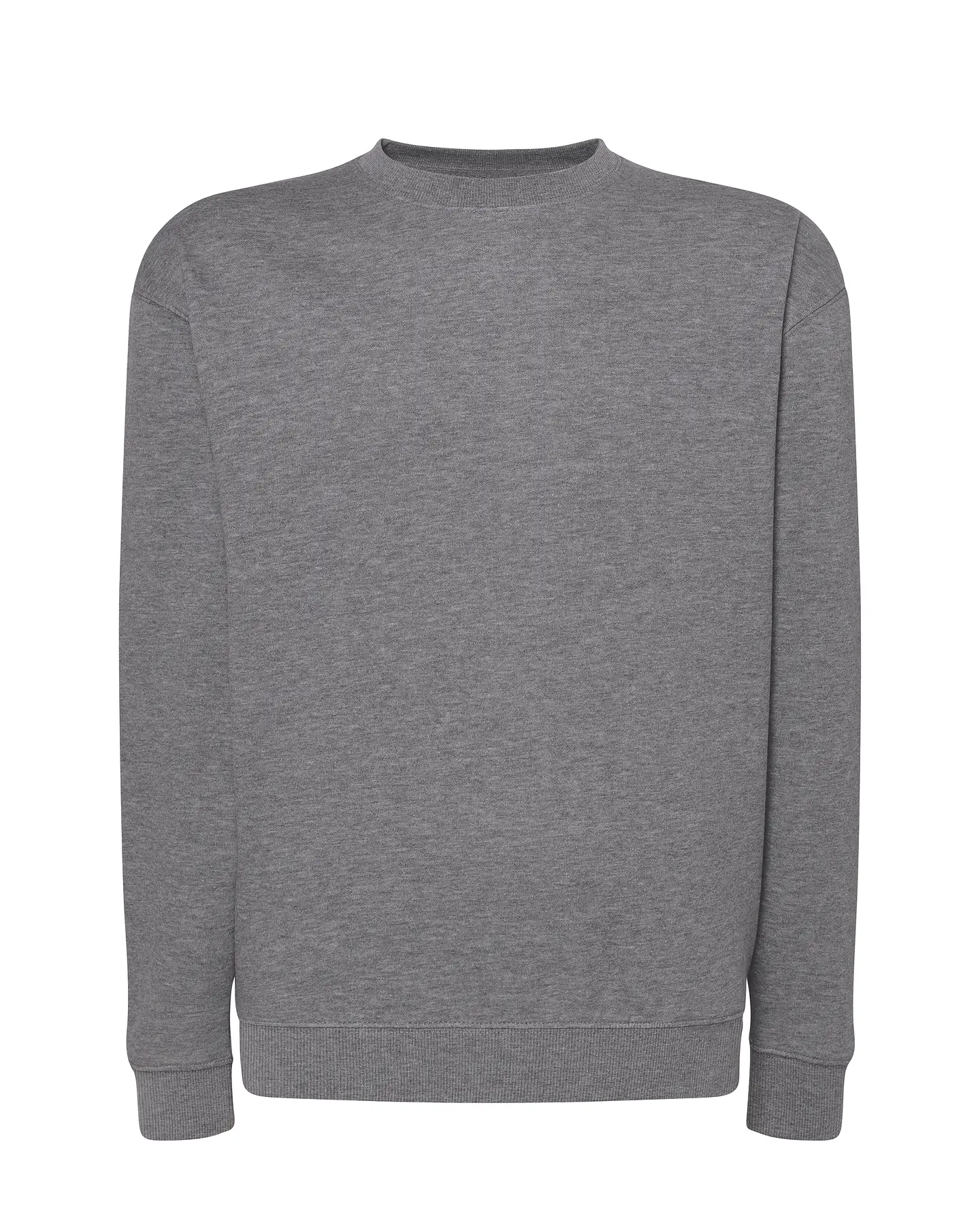 Crew Neck Sweatshirt — Dark Grey Melange — Sem Personalização 1