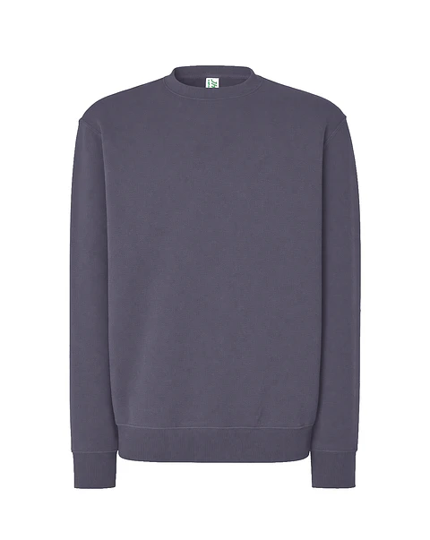 Crew Neck Sweatshirt — Denim — Sem Personalização