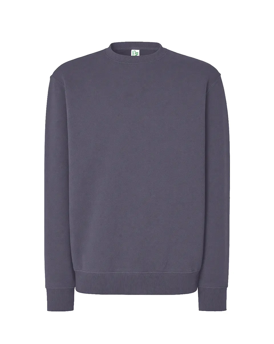 Crew Neck Sweatshirt — Denim — Sem Personalização 1