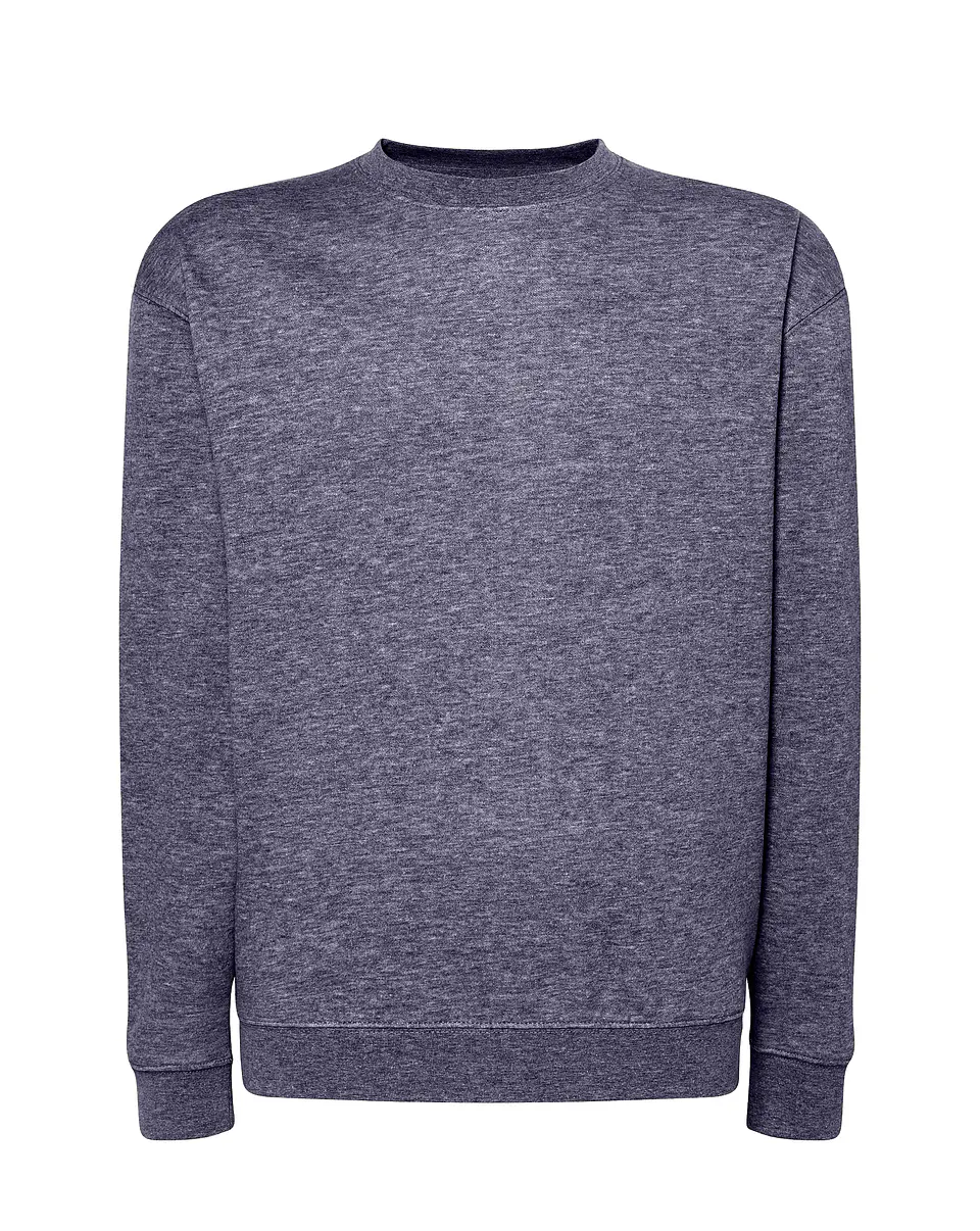 Crew Neck Sweatshirt — Denim Heather — Sem Personalização 1