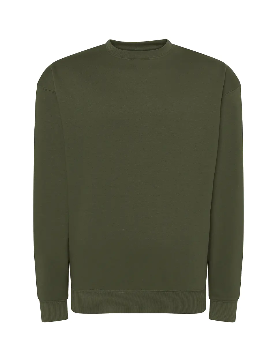 Crew Neck Sweatshirt — Forest Green — Sem Personalização 1