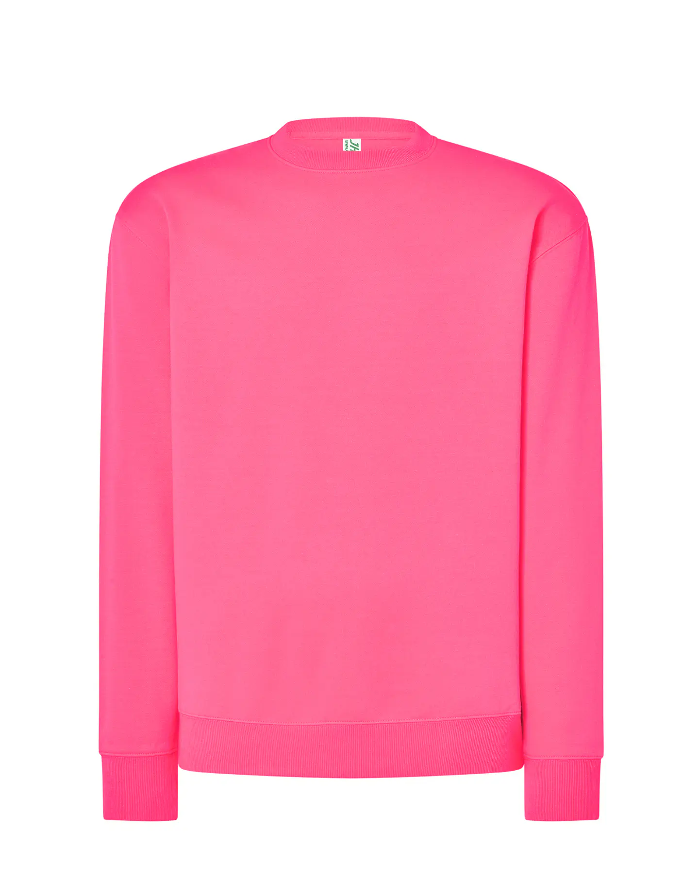 Crew Neck Sweatshirt — Fucsia Fluor — Sem Personalização 1