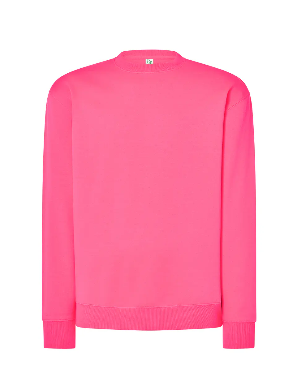 Crew Neck Sweatshirt — Fucsia Fluor — Sem Personalização 1