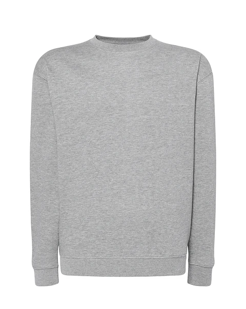 Crew Neck Sweatshirt — Grey Melange — Sem Personalização