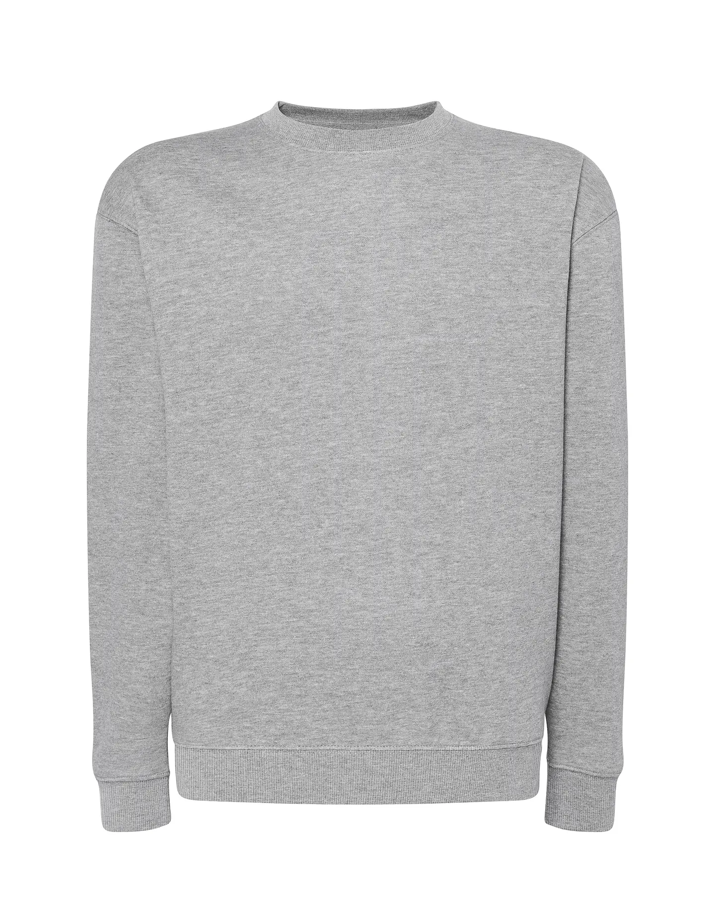 Crew Neck Sweatshirt — Grey Melange — Sem Personalização 1
