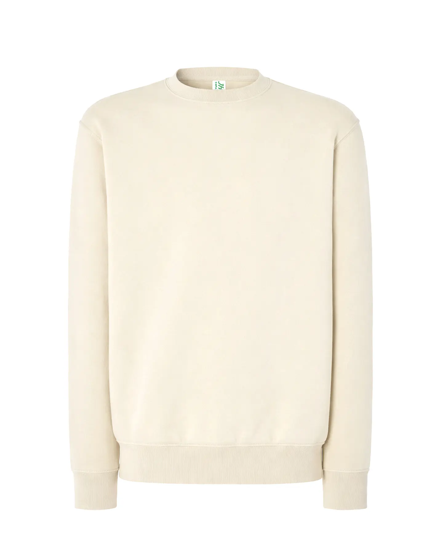 Crew Neck Sweatshirt — Ivory — Sem Personalização 1