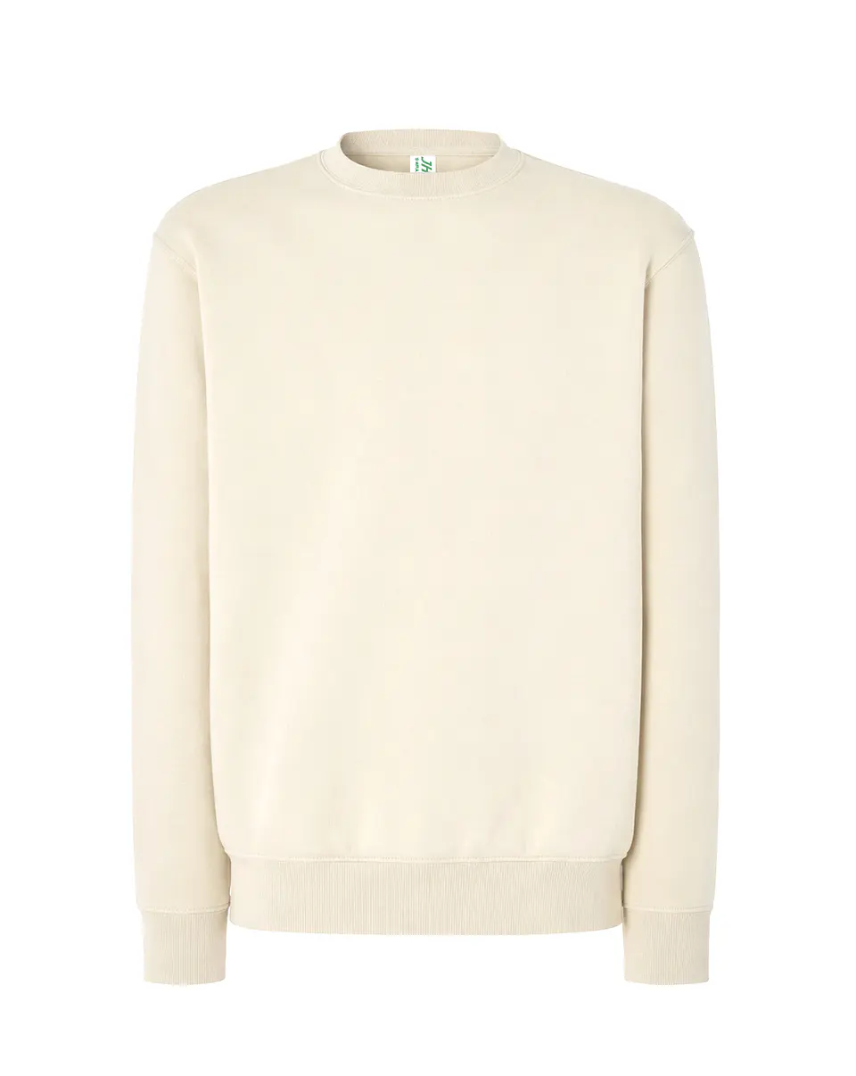 Crew Neck Sweatshirt — Ivory — Sem Personalização 1
