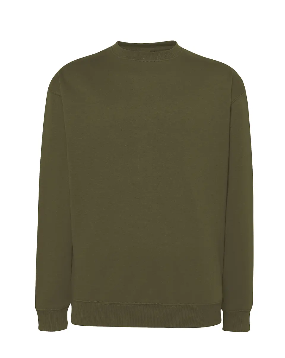Crew Neck Sweatshirt — Khaki — Sem Personalização 1