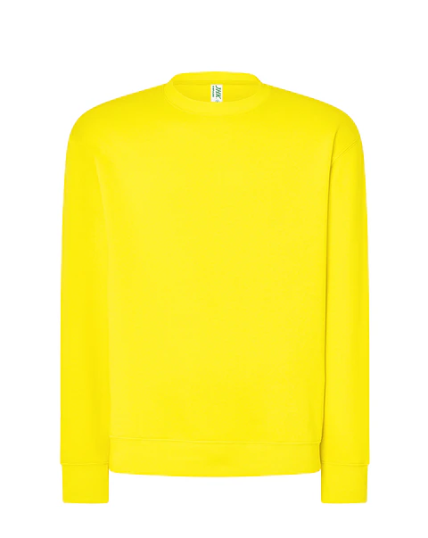 Crew Neck Sweatshirt — Lemon Yellow — Sem Personalização