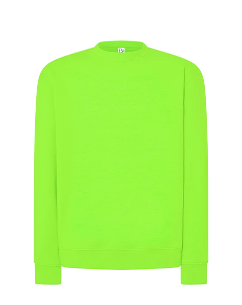 Crew Neck Sweatshirt — Lime Fluor — Sem Personalização