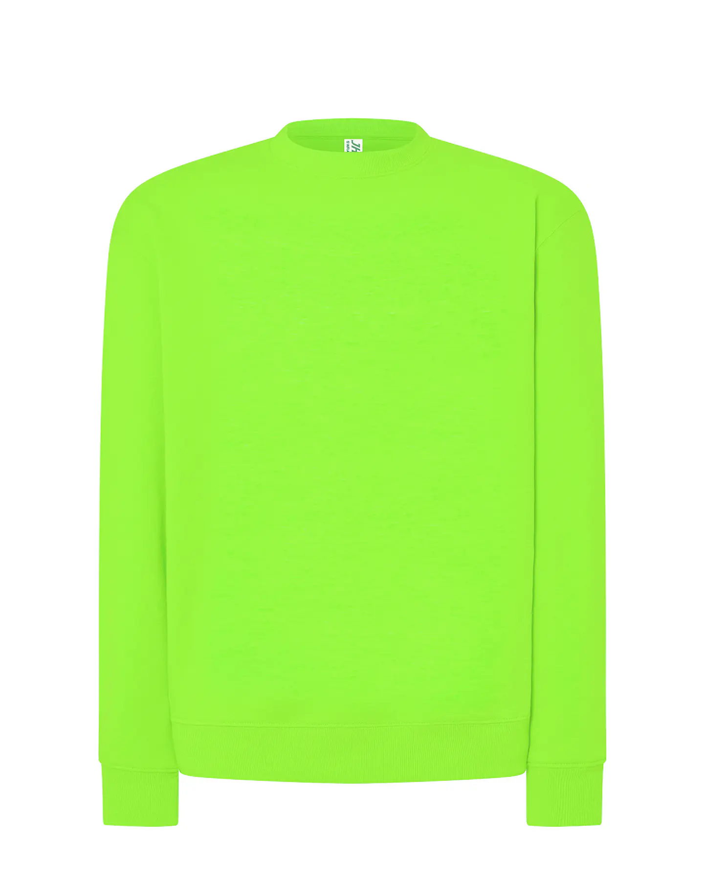 Crew Neck Sweatshirt — Lime Fluor — Sem Personalização 1