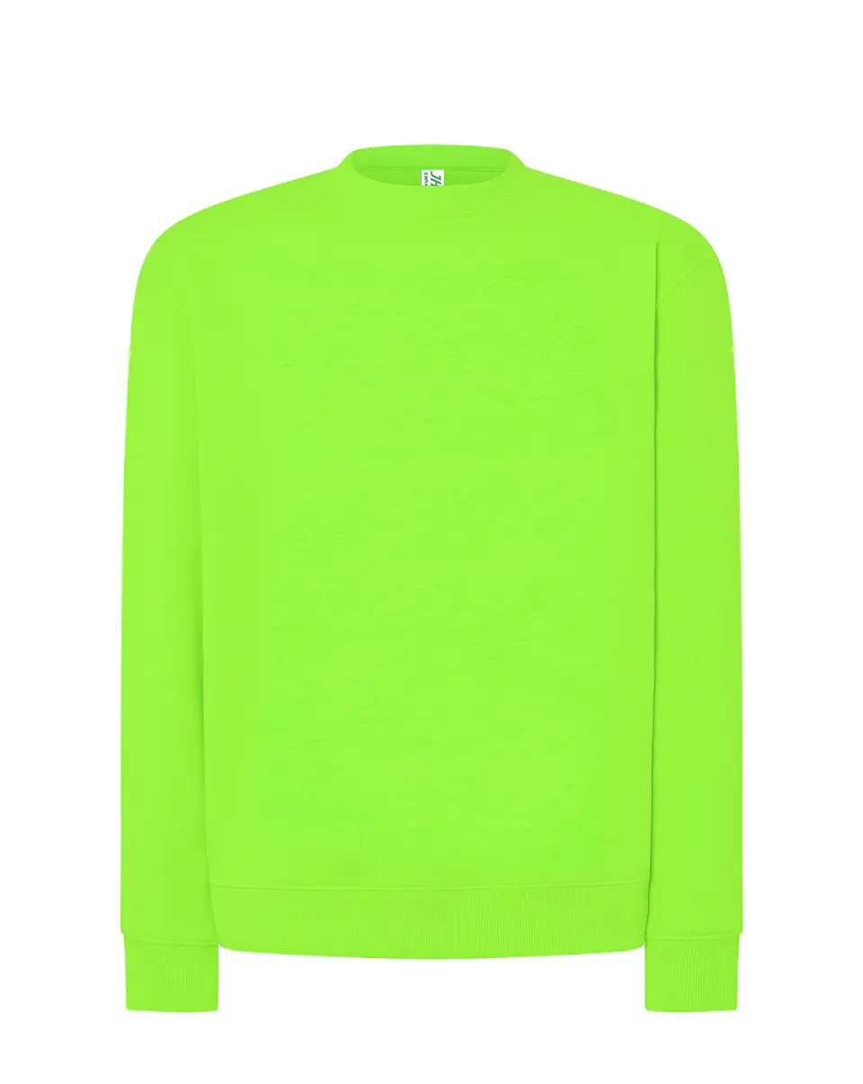 Crew Neck Sweatshirt — Lime Fluor — Sem Personalização 1